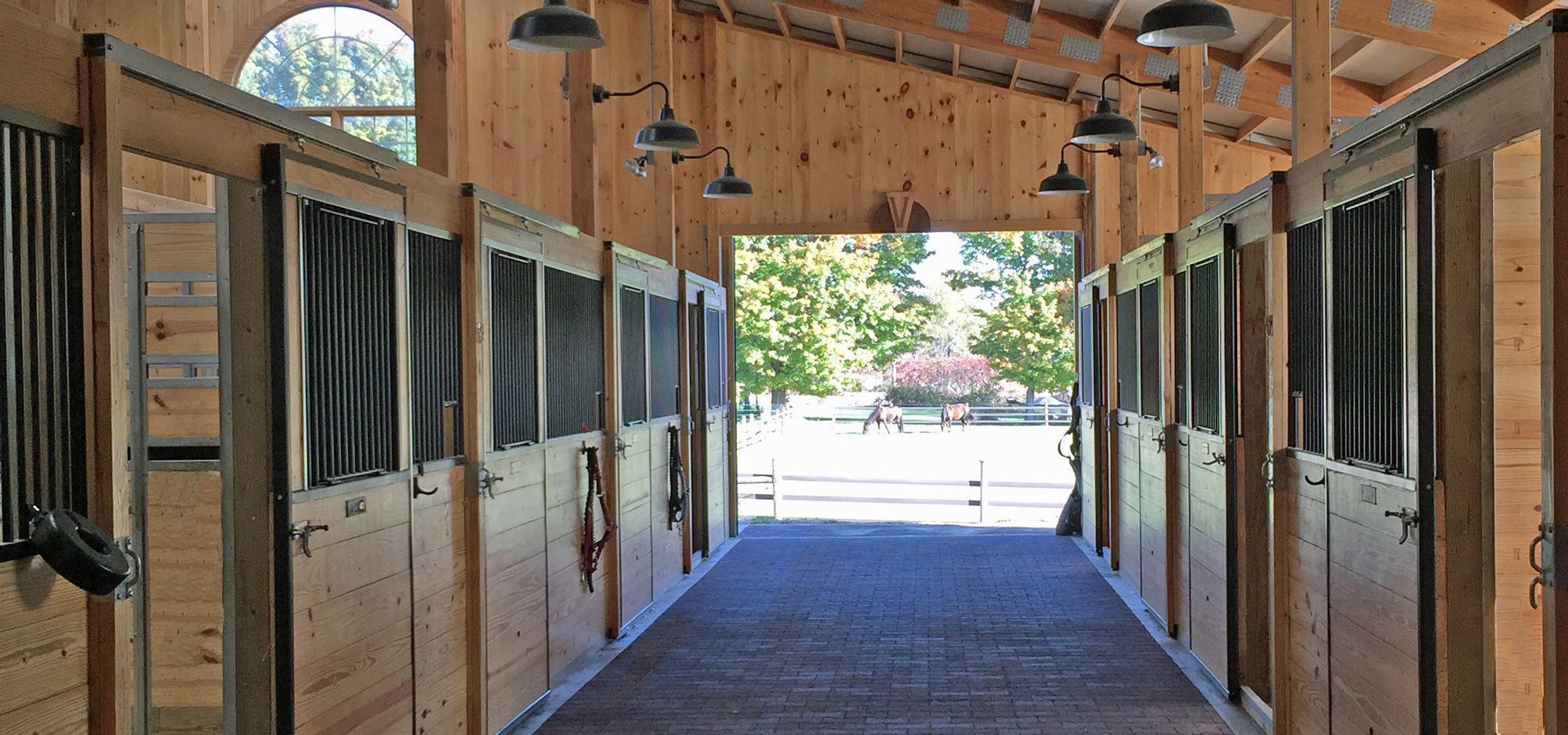Our brand new 16 stall horse barn