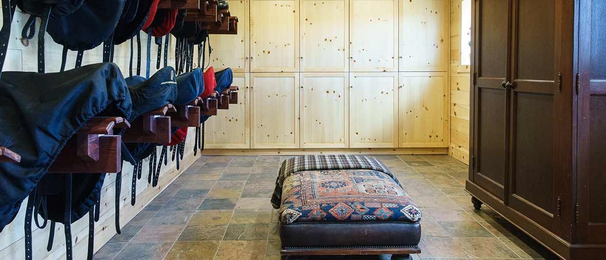 Our tack room at Volta Farms