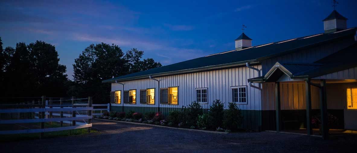 Facility at Sunset